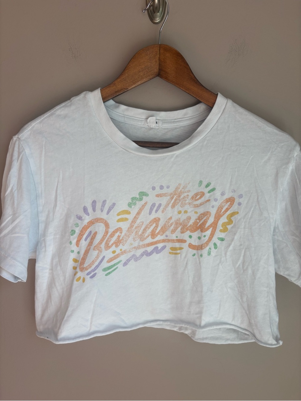Garage‎ Bahamas Crop Top T-Shirt Size Medium